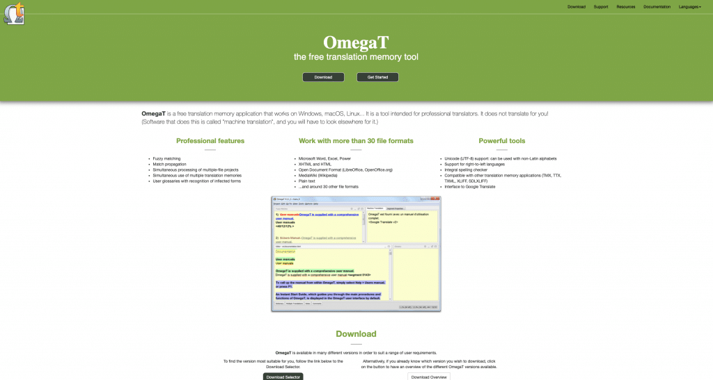 Logiciel de traduction gratuit OMEGA T